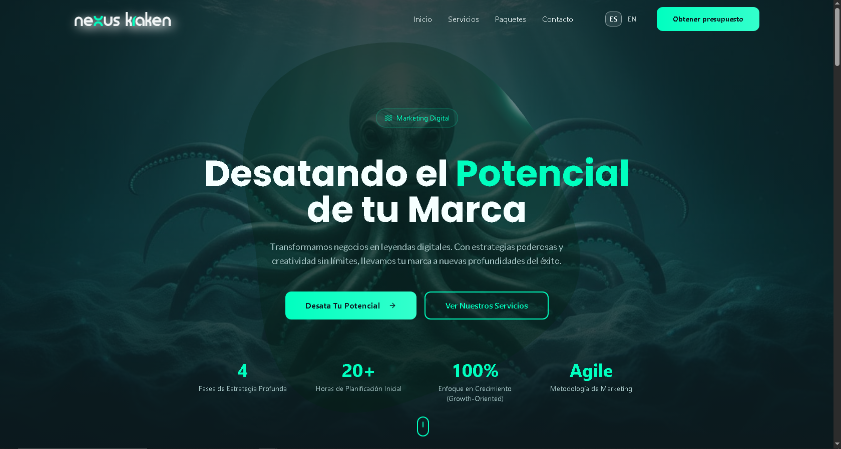 Captura de pantalla de Nexus Kraken